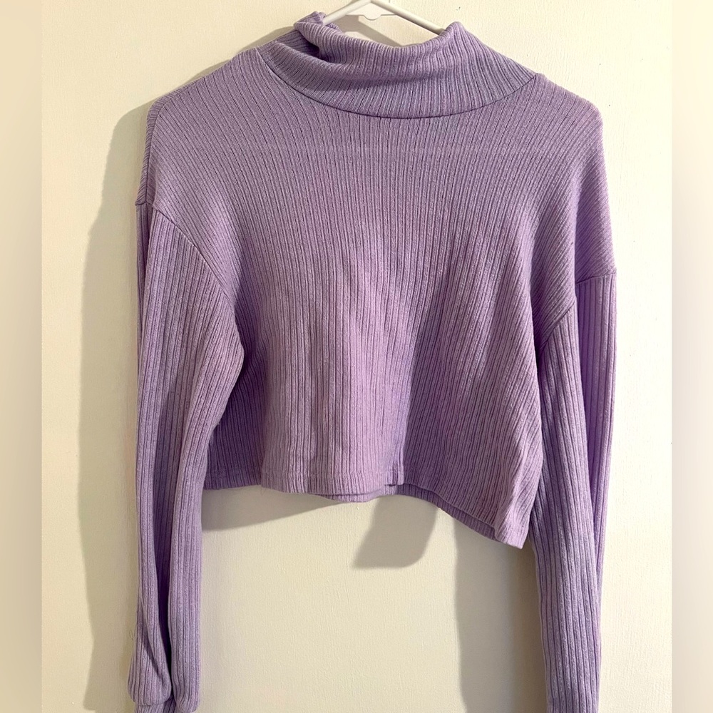 Turtleneck crop top